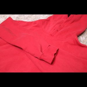 Cropped red Hoodie